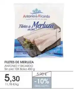 Supermercados Plaza Antonio y ricardo - filetes de merluza oferta
