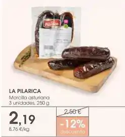 Supermercados Plaza Asturiana - morcilla oferta