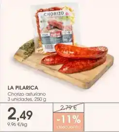 Supermercados Plaza Chorizo asturiano 3 unidades oferta