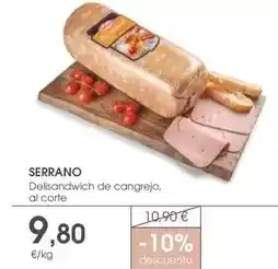 Supermercados Plaza Serrano - delisandwich de cangrejo oferta