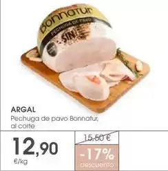 Supermercados Plaza Argal - pechuga de pavo bonnatur oferta