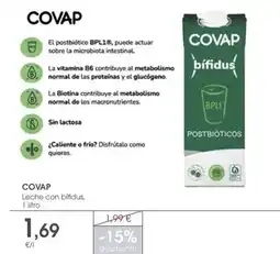 Supermercados Plaza Covap - leche con bifidus oferta