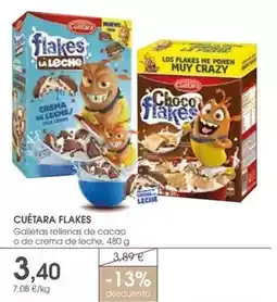 Supermercados Plaza Choco flakes - galletas rellenas de cacao o de crema de leche oferta