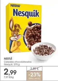 Supermercados Plaza Nestlé - cereales chocolateados nesquik oferta