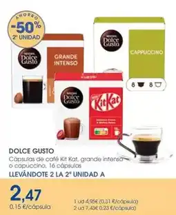 Supermercados Plaza Dolce gusto - capsulas de cafe kit kat oferta