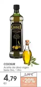 Supermercados Plaza Coosur - aceite de oliva virgen serie oro oferta