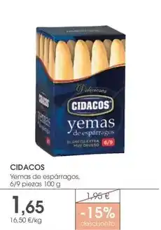 Supermercados Plaza Cidacos - yemas de esparragos oferta