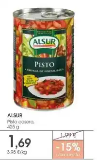 Supermercados Plaza Alsur - pisto casero oferta