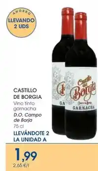 Supermercados Plaza Castillo - vino tinto garnacha d.o.campo de borja oferta