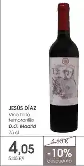 Supermercados Plaza Tempranillo - vino tinto d.o. madrid oferta