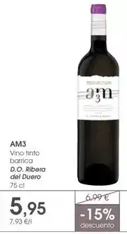 Supermercados Plaza Ribera - vino tinto barrica d.o. del duero oferta