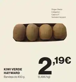 Supercor Kiwi - kiwi verde hayward oferta