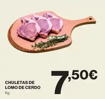 Chuletas de lomo de cerdo