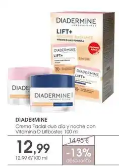 Supermercados Plaza Diadermine - crema facial duo dia y noche con vitamina d liftboster oferta