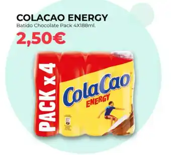 COLACAO ENERGY Batido Chocolate