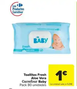 Carrefour Express Toallitas Fresh Aloe Vera Carrefour Baby oferta