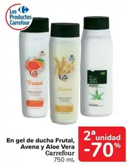 Carrefour Express En gel de ducha Frutal, Avena y Aloe Vera Carrefour oferta