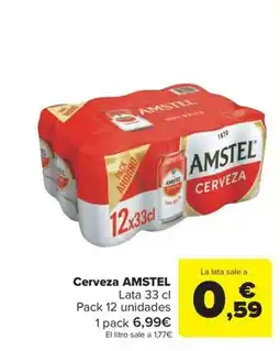 Carrefour Express AMSTEL Cerveza oferta