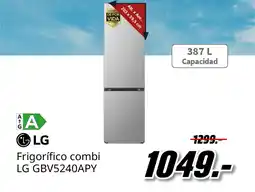 MediaMarkt LG Frigorífico combi GBV5240APY oferta