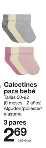 Zeeman Calcetines para bebé oferta