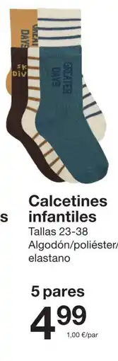 Zeeman Calcetines infantiles oferta