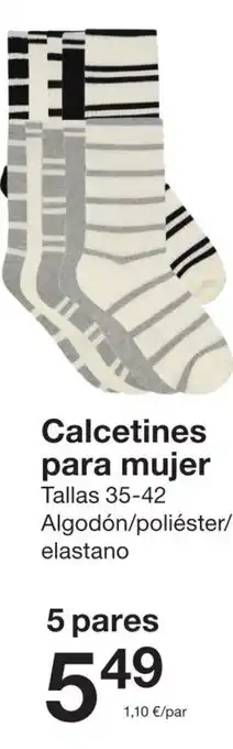 Zeeman Calcetines para mujer oferta