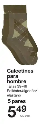 Zeeman Calcetines para hombre oferta