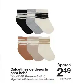 Zeeman Calcetines de deporte para bebé oferta