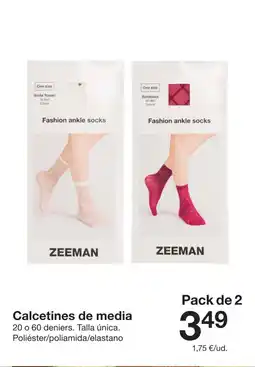 Zeeman Calcetines de media oferta