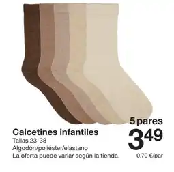 Zeeman Calcetines infantiles oferta