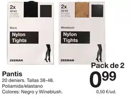 Zeeman ZEEMAN Pantis oferta