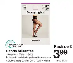 Zeeman ZEEMAN Pantis brillantes oferta