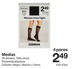 Zeeman ZEEMAN Medias oferta