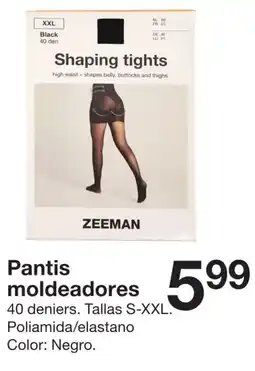 Zeeman ZEEMAN Pantis moldeadores oferta