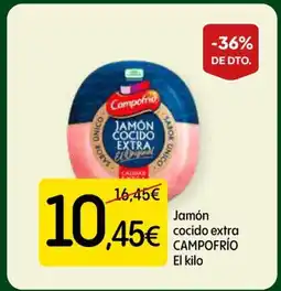 Dialprix CAMPOFRÍO Jamón cocido extra oferta