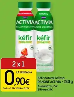 Dialprix DANONE ACTIVIA Kefir natural o fresa oferta