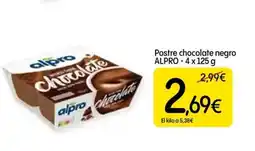 Dialprix ALPRO Postre chocolate negro oferta