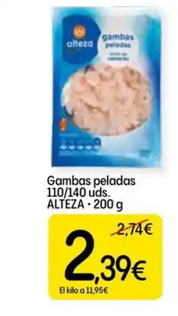 Dialprix ALTEZA Gambas peladas 110/140 uds oferta