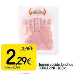 Dialprix FERRARINI Jamón cocido lonchas oferta