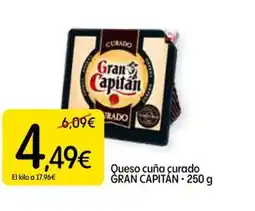 Dialprix GRAN CAPITÁN Queso cuña curado oferta