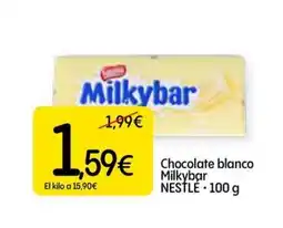 Dialprix MILKYBAR Chocolate blanco oferta