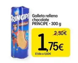 Dialprix PRÍNCIPE Galleta rellena chocolate oferta