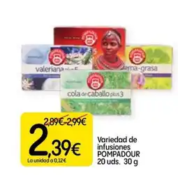 Dialprix POMPADOUR Variedad de infusiones oferta