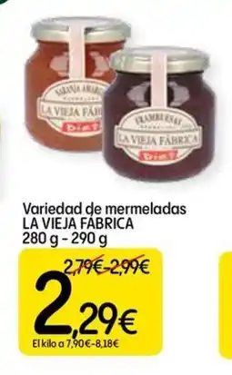 Dialprix LA VIEJA FÁBRICA Variedad de mermeladas oferta