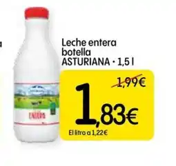 Dialprix ASTURIANA Leche semidesnatada botella oferta