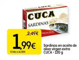 Dialprix CUCA Sardinas en aceite de oliva virgen extra oferta