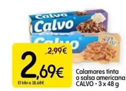 Dialprix CALVO Calamares tinta o salsa americana oferta