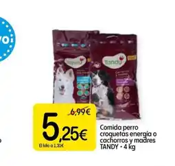 Dialprix TANDY Comida perro croquetas mantenimiento oferta