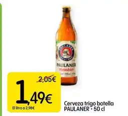 Dialprix PAULANER Cerveza trigo botella oferta