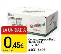 Dialprix SAN MIGUEL Cerveza especial lata oferta